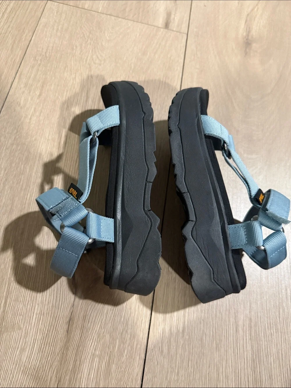 Teva Women's Jadito Universal Flatform Platform Sandals Size 6 Blue - Picture 6 of 7